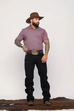 Calça Jeans Tradicional Preta