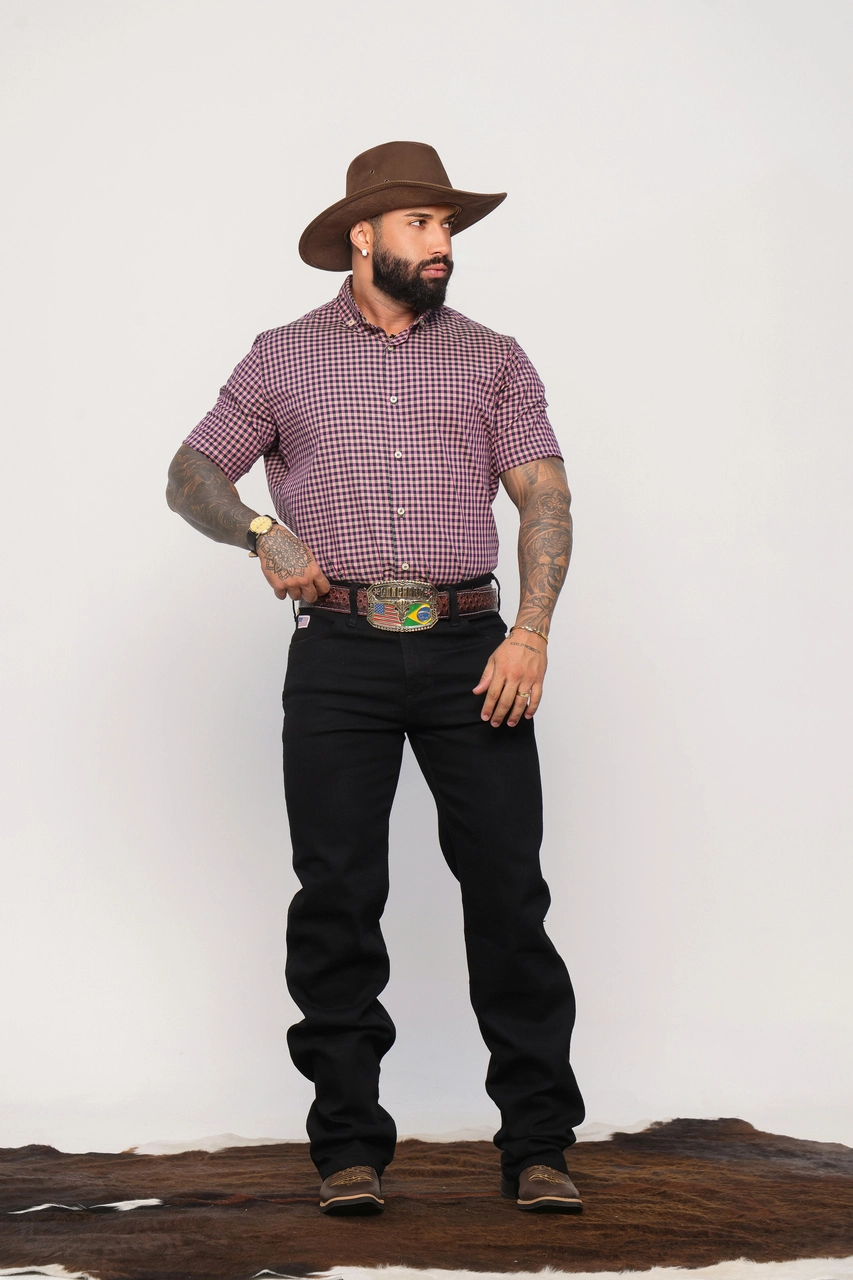 Calça Jeans Tradicional Preta