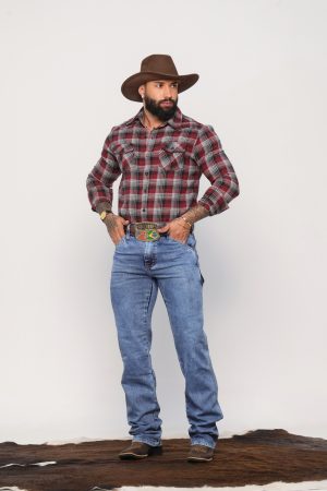 Calça Carpinteira Marmorizada