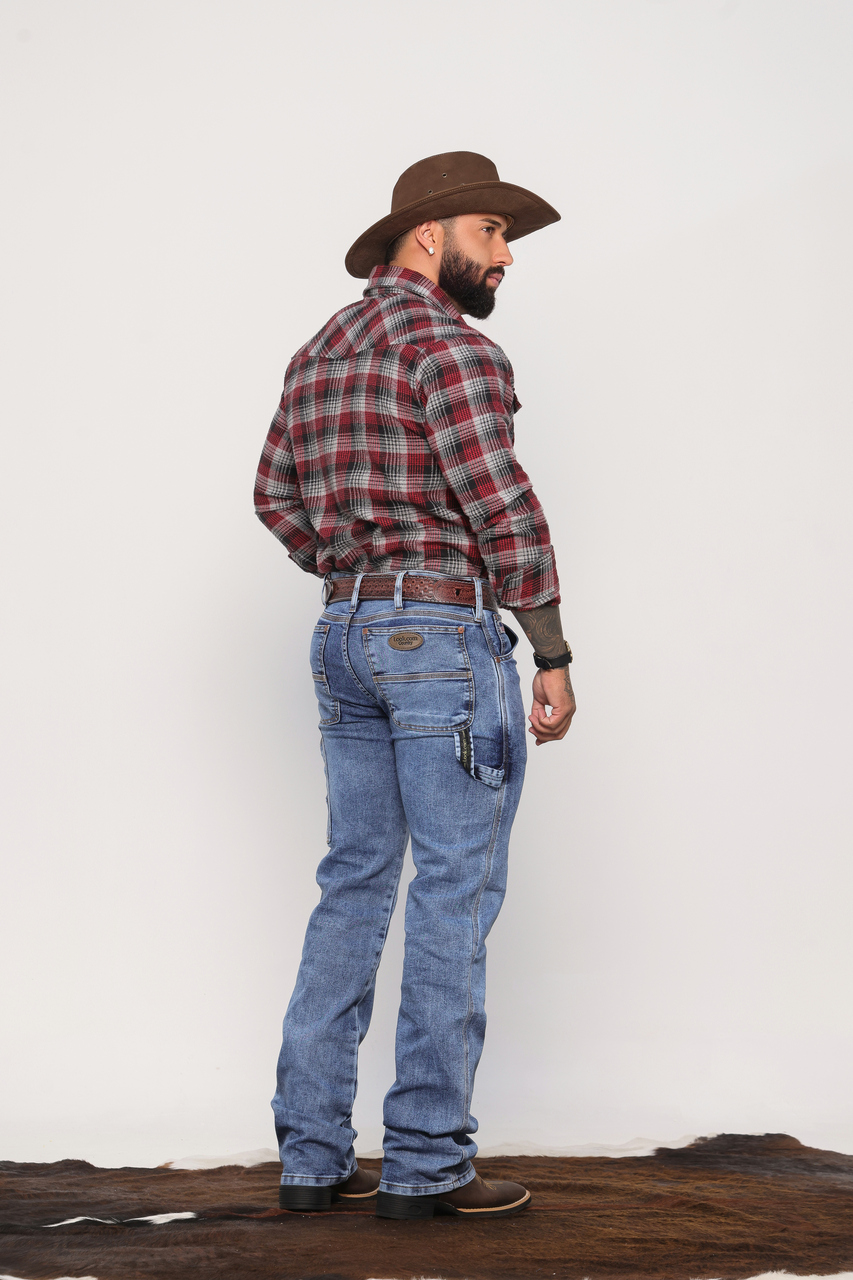 Calça Carpinteira Marmorizada - Imagem 2