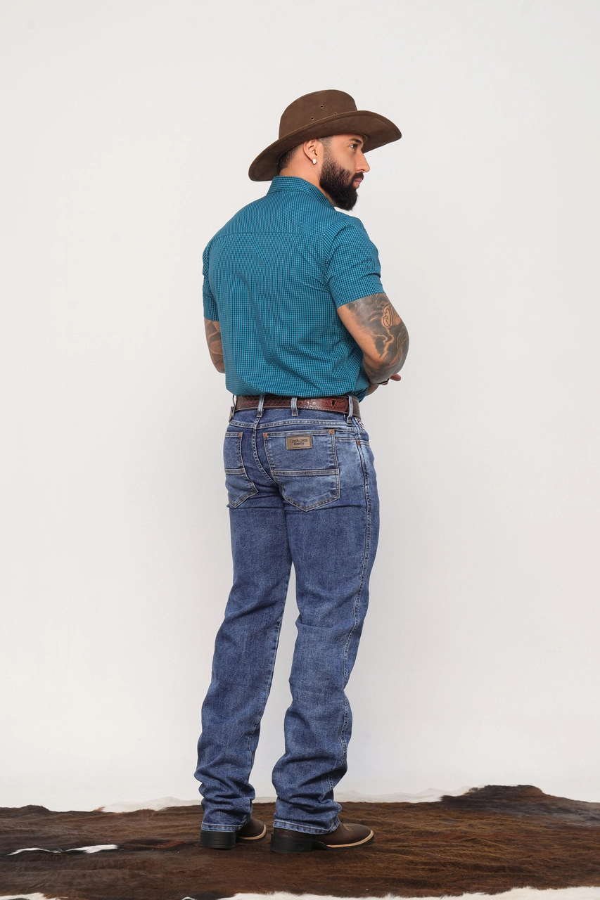 Calça Jeans Tradicional Marmorizada - Imagem 2